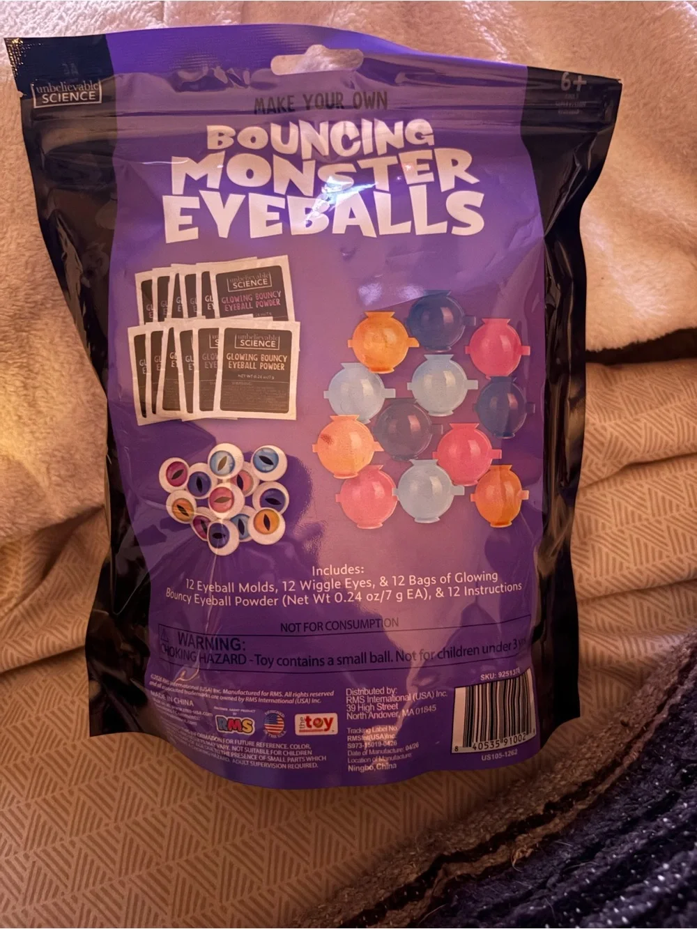 RMS Bouncing Monster Eyeball Kits (12)